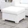 Florent Outdoor Small Square Ottoman - White - MiBasics -Garden Furniture Discounts GUEST e565ff60 ba29 4245 b891 858a6e1e4287