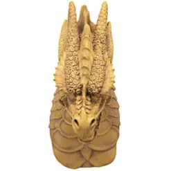 Design Toscano Head Of The Beast Dragon Wall Sculpture: Set Of Two