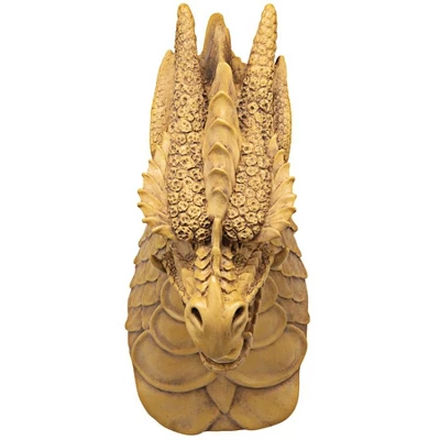 Design Toscano Head Of The Beast Dragon Wall Sculpture: Set Of Two 3 Design Toscano Head Of The Beast Dragon Wall Sculpture: Set Of Two
