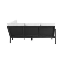 Linon Lark Aluminum Sectional Sofa White -Garden Furniture Discounts GUEST e9eea901 2799 496c a193 608446e4021a