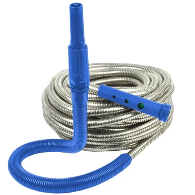 Bernini 75' Metal Garden Hose With Flex End Watering Wand 12 Bernini 75' Metal Garden Hose With Flex End Watering Wand - Image 10