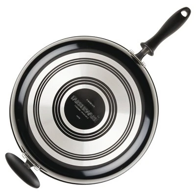 Farberware Reliance Pro 12" Nonstick Ceramic Covered Skillet With Helper Handle Black/Gray 10 Farberware Reliance Pro 12" Nonstick Ceramic Covered Skillet With Helper Handle Black/Gray - Image 8