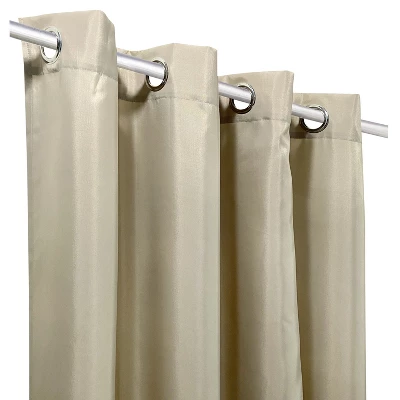 Commonwealth Seascapes Light Filtering Provide Privacy And Shade Grommet Outdoor Panel Pair Linen 4 Commonwealth Seascapes Light Filtering Provide Privacy And Shade Grommet Outdoor Panel Pair Linen - Image 2