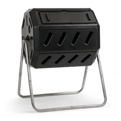 FCMP Outdoor IM4000 37 Gallon 8 Sided Plastic Dual Chamber Tumbling Composter Outdoor Elevated Rotating Garden Compost Bin, Black 8 FCMP Outdoor IM4000 37 Gallon 8 Sided Plastic Dual Chamber Tumbling Composter Outdoor Elevated Rotating Garden Compost Bin, Black -Garden Furniture Discounts GUEST ee1c5b60 801c 4bc7 9c26 cd550485426f