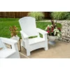 Elements Adirondack Chair With Storage White - Suncast -Garden Furniture Discounts GUEST f1d4fa04 2b83 4d7d 8d54 3984a8999b7e