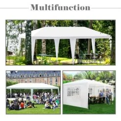 Costway 10'x20' Canopy Tent Heavy Duty Wedding Party Tent 4 Sidewalls W/Carry Bag -Garden Furniture Discounts GUEST f311a52f 4605 4105 9f10 f629b78e768f