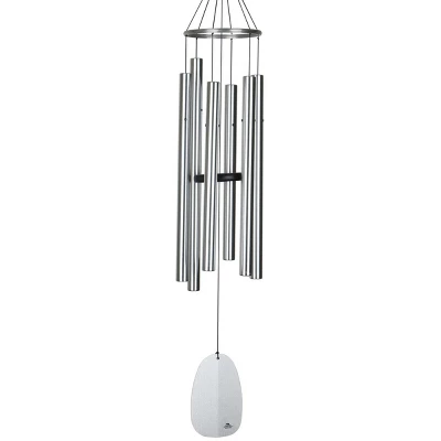 Woodstock Wind Chimes Signature Collection, Woodstock Windsinger Chime, Amazing Grace 49'' Silver Wind Chime WWAG 4 Woodstock Wind Chimes Signature Collection, Woodstock Windsinger Chime, Amazing Grace 49'' Silver Wind Chime WWAG - Image 2