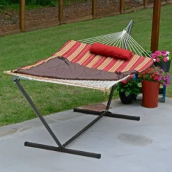 Patio 12' Hammock & Stand Set - Natural/Red/Brown 10 Patio 12' Hammock & Stand Set - Natural/Red/Brown -Garden Furniture Discounts GUEST f46525a1 dc89 4cc5 9bf5 ccf8fd6d151c