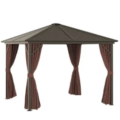 Outsunny 10x10 Hardtop Gazebo With Aluminum Frame, Permanent Metal 14 Outsunny 10x10 Hardtop Gazebo With Aluminum Frame, Permanent Metal -Garden Furniture Discounts GUEST f4bff18a 607d 4f45 b7d0 338a47727e4d
