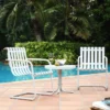 Gracie 3pc Outdoor Seating Set - White - Crosley -Garden Furniture Discounts GUEST f55cfdfb 1f6c 47f8 b6b9 a9445a5c7ad3