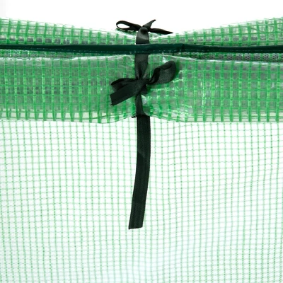 Outsunny 71" X 36" X 28" Mini Greenhouse Portable Hot House For Plants With Large Zipper Windows For Outdoor, Indoor, Garden, Green 7 Outsunny 71" X 36" X 28" Mini Greenhouse Portable Hot House For Plants With Large Zipper Windows For Outdoor, Indoor, Garden, Green - Image 5