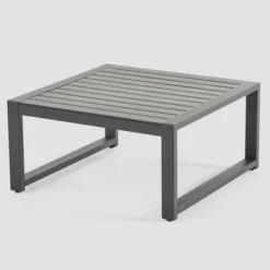 Navan 12pc Aluminum Sectional Sofa Seating Set Black/Dark Gray - Christopher Knight Home -Garden Furniture Discounts GUEST f86846fb 7631 4697 b19b 1a4f925a8866