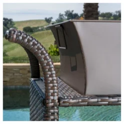 Ravenna Wicker Patio Bar Cart With Ice Bin - Brown - Christopher Knight Home -Garden Furniture Discounts GUEST f8d6589d c97e 48d0 84b4 f89674bbb7fe