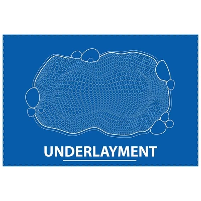 UnderGuard 5 Foot Wide Polypropylene Nonwoven Geotextile Underlayment Protective Liner For Koi Ponds, Water Features, And Landscaping, 50 Foot Roll 4 UnderGuard 5 Foot Wide Polypropylene Nonwoven Geotextile Underlayment Protective Liner For Koi Ponds, Water Features, And Landscaping, 50 Foot Roll - Image 2