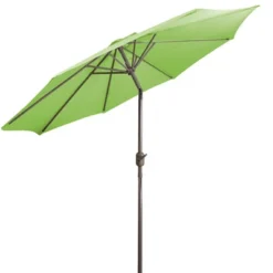 Northlight 9ft Outdoor Patio Market Umbrella With Hand Crank And Tilt, Lime Green -Garden Furniture Discounts GUEST f9d47711 f1d7 4bc6 981d 6b1f996a4afc