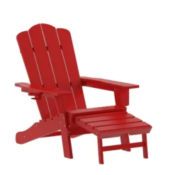Emma And Oliver Adirondack Chair With Cup Holder And Pull Out Ottoman, All-Weather HDPE Indoor/Outdoor Lounge Chair 27 Emma And Oliver Adirondack Chair With Cup Holder And Pull Out Ottoman, All-Weather HDPE Indoor/Outdoor Lounge Chair -Garden Furniture Discounts GUEST fceb37d0 7ccb 4530 9693 cdd1e6ba0684