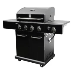 Kenmore 4-Burner Gas BBQ Propane Grill With Side Burner